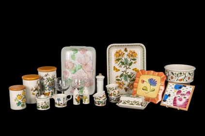 English Portmeiron Botanic Garden Porcelain Set
