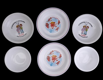 Campbells, 1984 Olympic Advertising Bowls (6 Pc.)