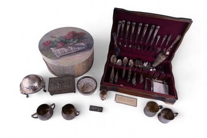 Silver Plate & Flatware
