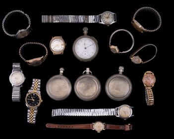 Miscellaneous Watch Parts (16 pcs)