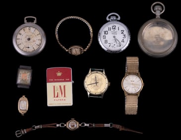 Vintage Watch Grouping (9 pcs)