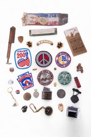 Military, Pinbacks, Patches, Lighters, & More