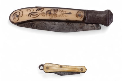 Early 19th C. Grimaud Antique Pocket Knife + Other