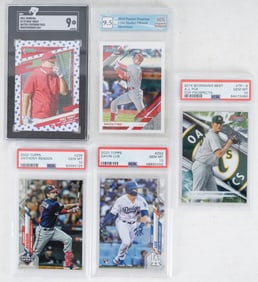 Graded Baseball Cards (5) 2016-2021