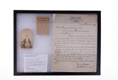 Joseph F. Curren Memorabilia