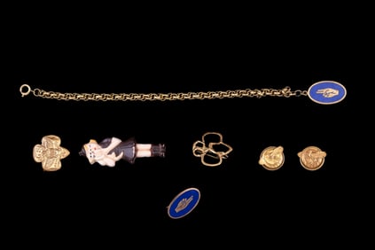 Vintage Girl Scout Uniform, Vintage Scout Badges