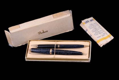 Parker Blue Pens (2)