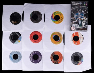 Ten Vintage 45 Records, more