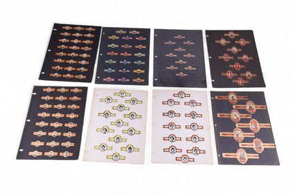 Vintage Cigar Bands (14 Sheets)
