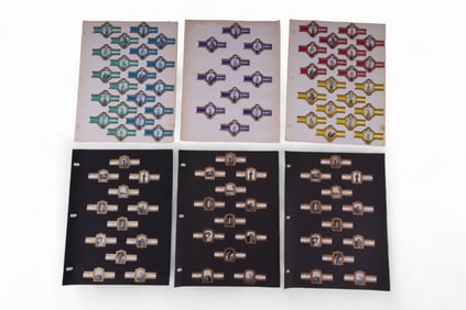 Vintage Cigar Bands Buildings Sets (14 Sheets)