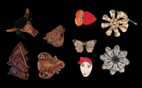 Vintage Figural Brooch Collection