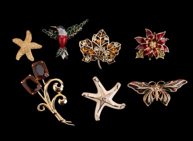 Designer Signed Brooches