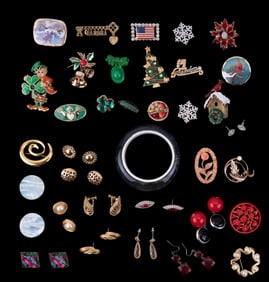 Bob Mackie and Holiday Vintage Jewelry