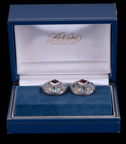 Designer Semi-Precious Sterling Earrings