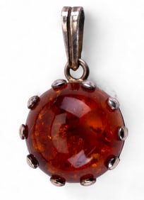 Sterling, Amber, and Coral Jewelry