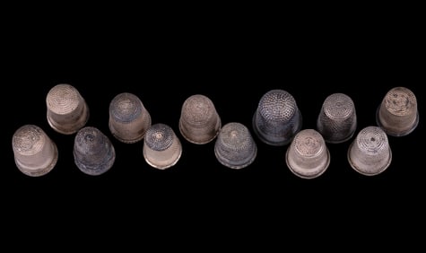 Sterling Silver Thimbles (12)