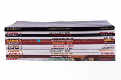 Playboy 2004 Magazines (Complete Set)