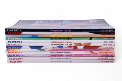 Playboy 1998 Magazines (Complete Set)