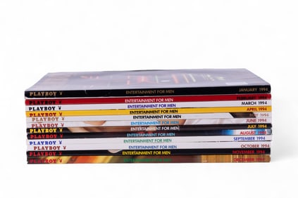 Playboy 1994 Magazines (Complete Set)