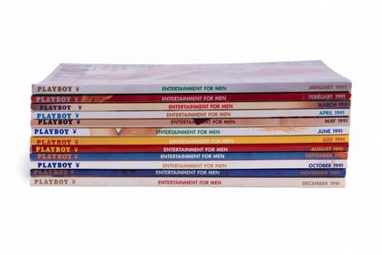 Playboy 1991 Magazines (Complete Set)