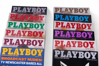 Playboy 1989 Magazines (Complete Set)