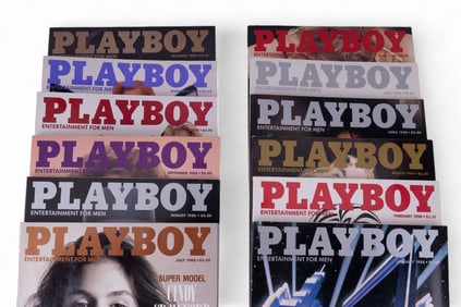 Playboy 1988 Magazines (Complete Set)