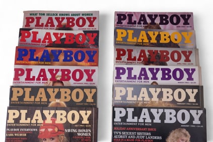 Playboy 1983 Magazines (Complete Set)