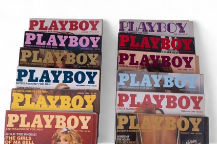 Playboy 1982 Magazines (Complete Set)