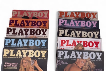 Playboy 1978 Magazines (Incomplete Set)