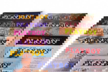 Playboy 1973 Magazines (Complete Set Minus One)