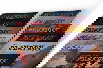 Playboy 1972 Magazines (Complete Set Minus One)