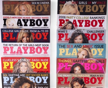 Playboy 2006 Magazines (Complete Set)
