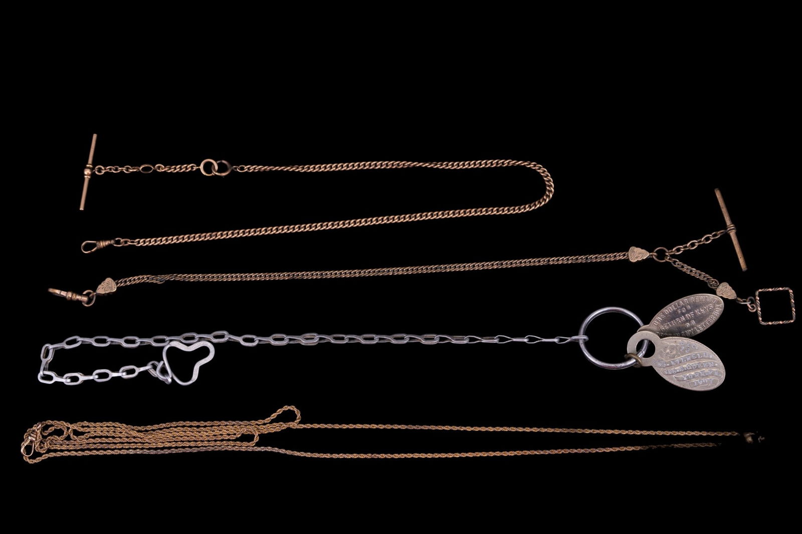 Victorian Gold Filled & other Watch Chains (4) (1 of 9)