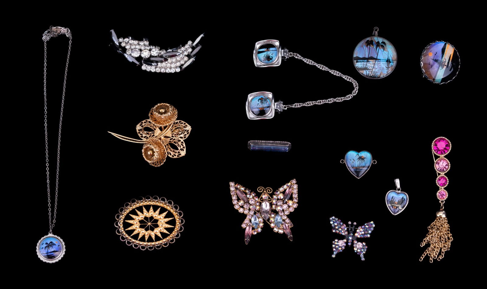 Sterling, Rhinestone, Corocraft, more Jewelry (1 of 20)