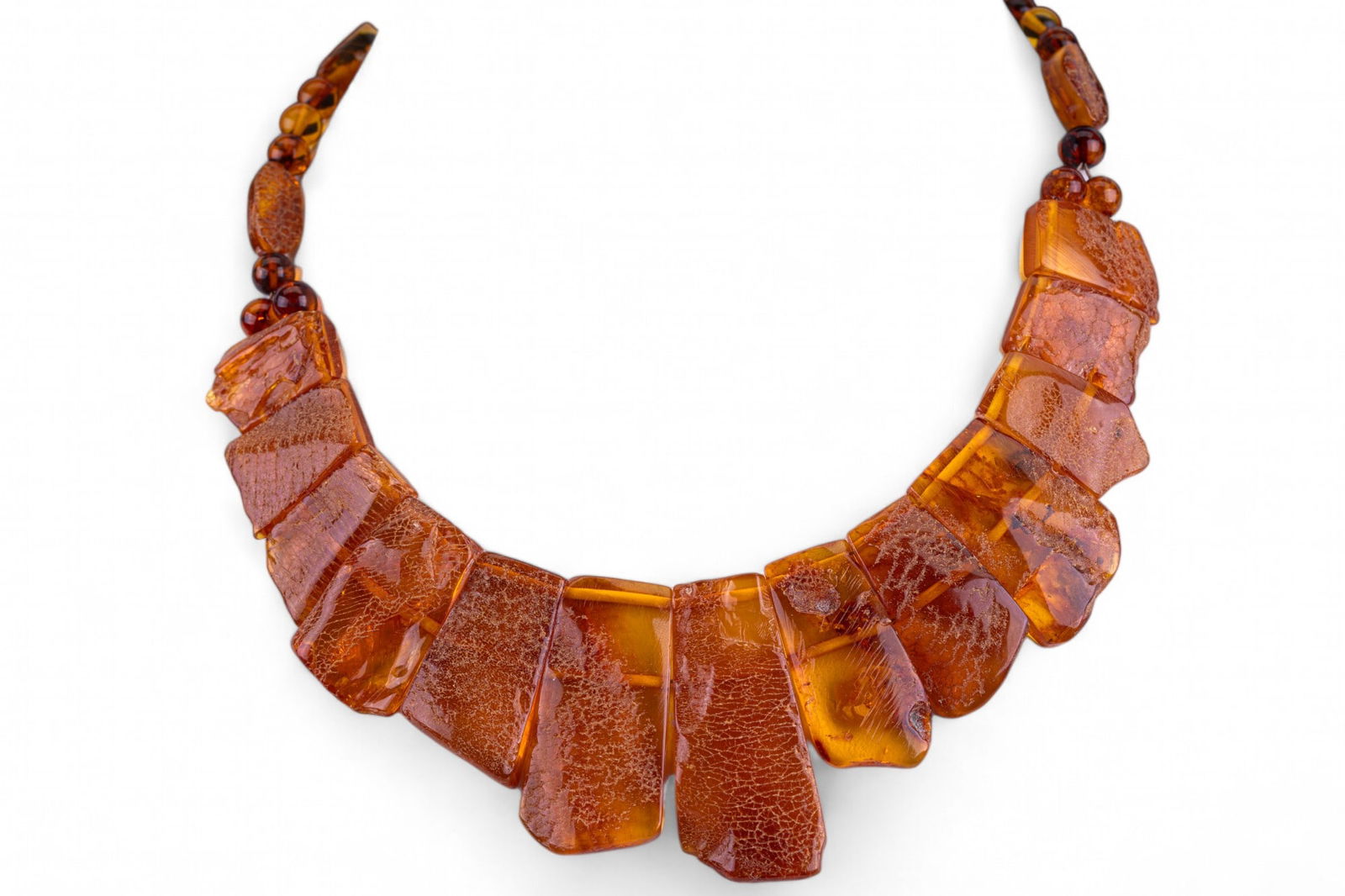 Amber Beaded Statement Necklaces (2) (1 of 6)