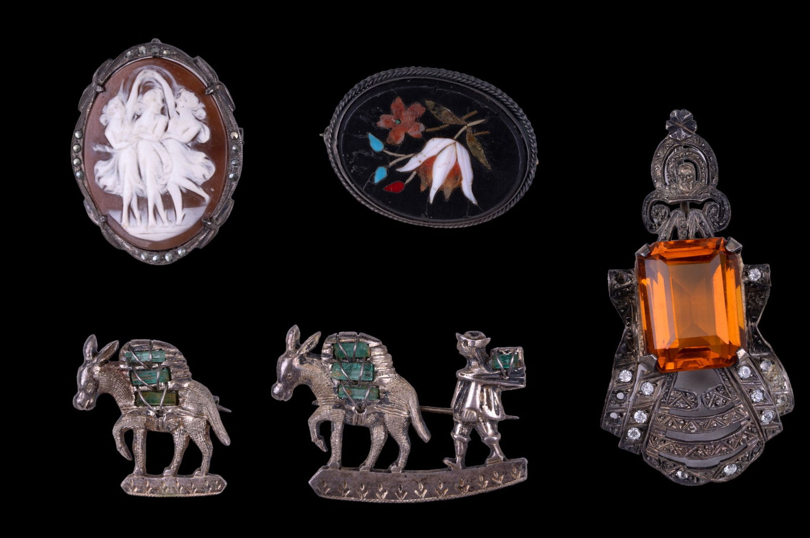 Antique Silver Estate Jewelry (1 of 8)