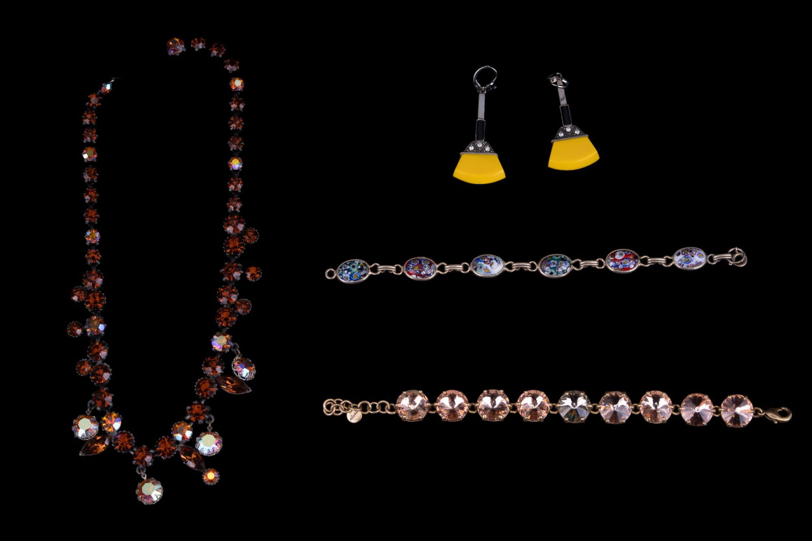 Vintage Rhinestone, Scarab Jewelry (1 of 7)