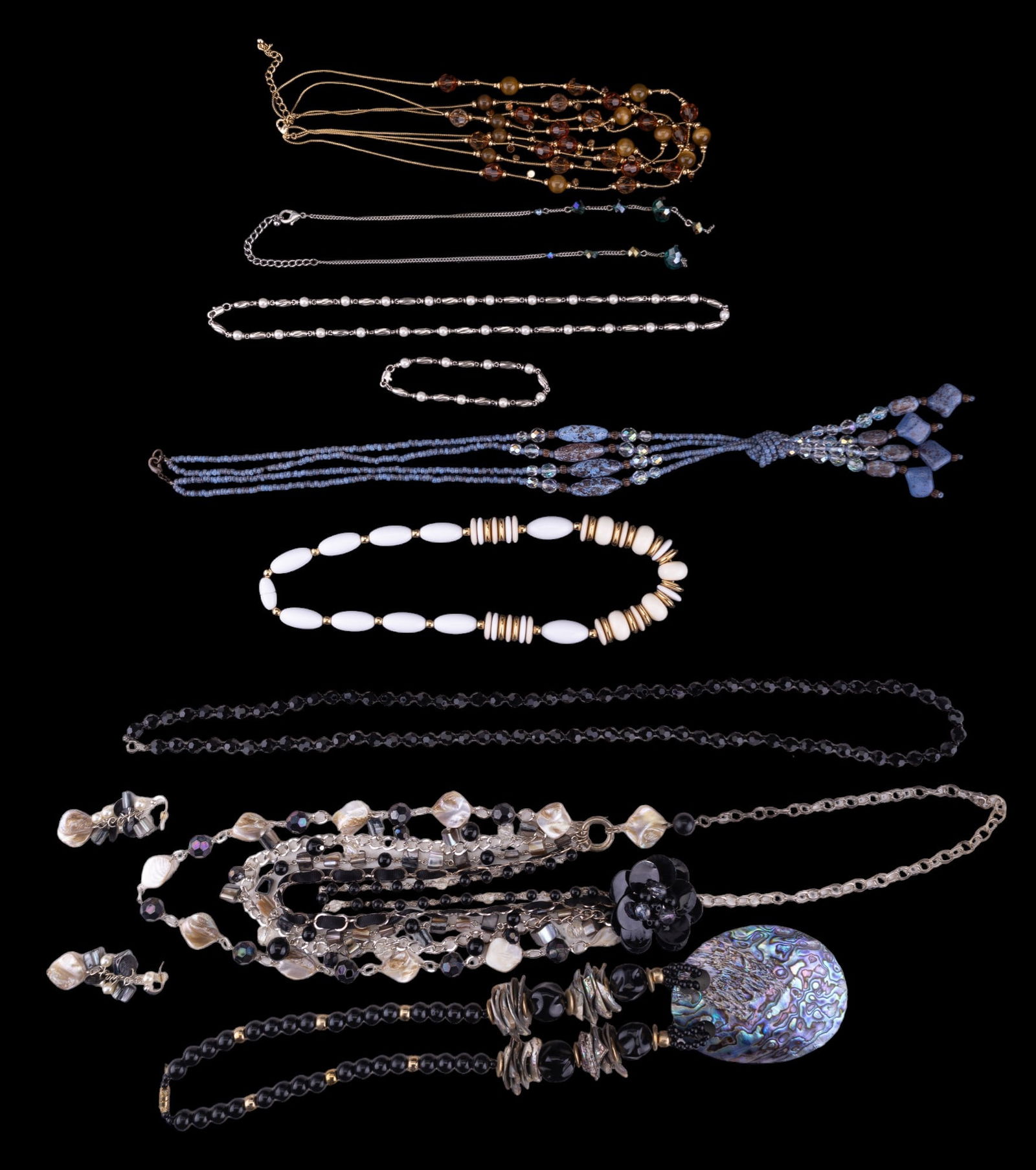 Crystal Glass Necklaces, Abalone, more (1 of 12)