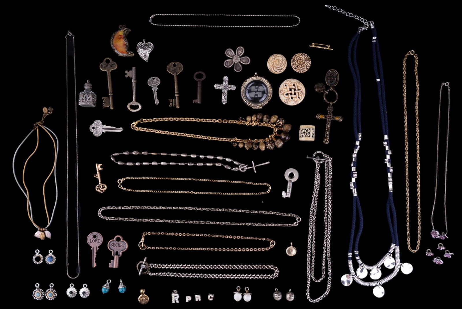 Jewelry, Pendants, Keys (50 pcs) (1 of 20)
