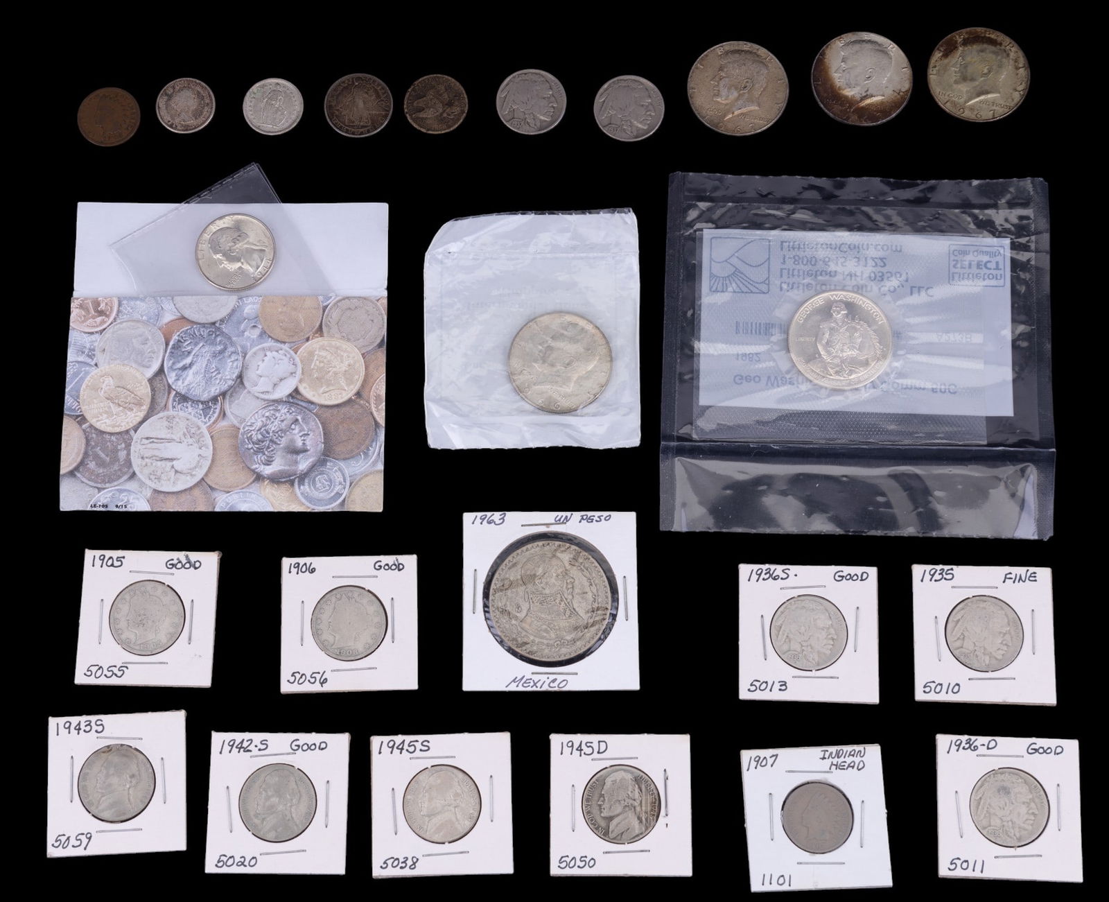 Coins w/ Silver, Early US and Foreign Coins (1 of 20)