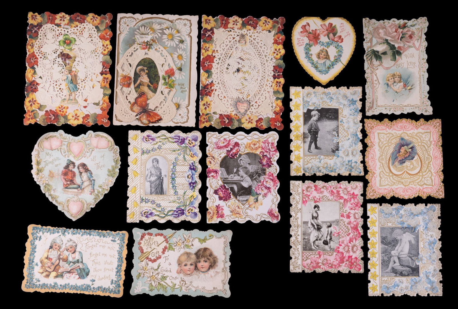 30 Victorian Sweetheart/Valentine's Postcards (1 of 8)
