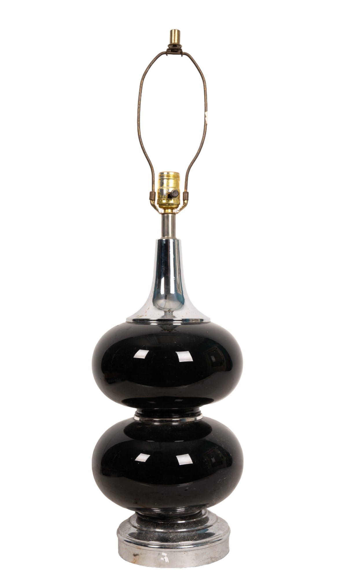 MCM Black Glass Lamp (1 of 7)
