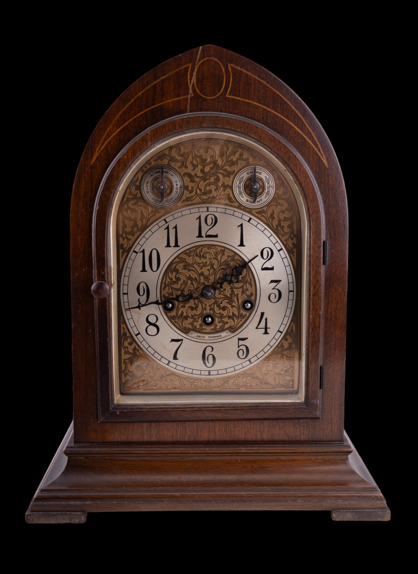 Seth Thomas Adamatine Arch Mantle Clock (1 of 11)