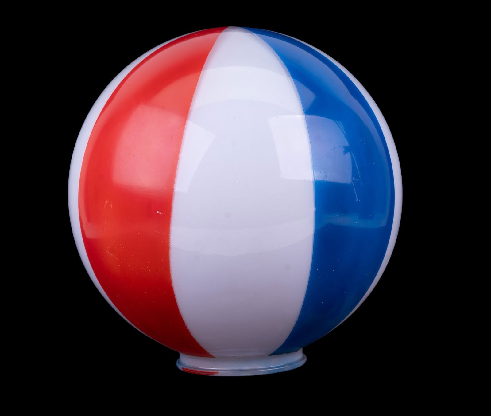 Vintage Beach Ball Barber Shop Glass Lamp Shade (1 of 7)