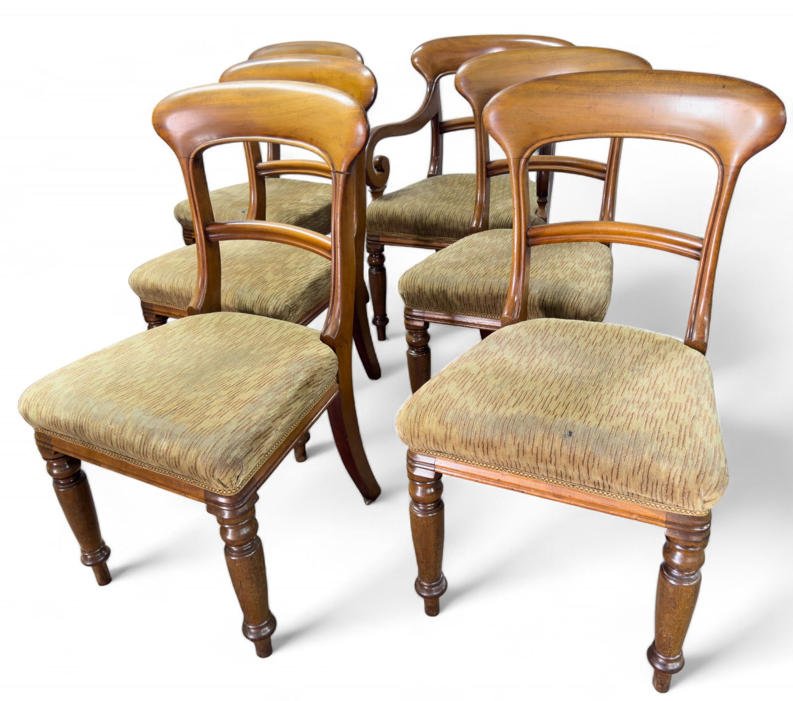 Antique Mahogany Dining Chairs (1 of 10)