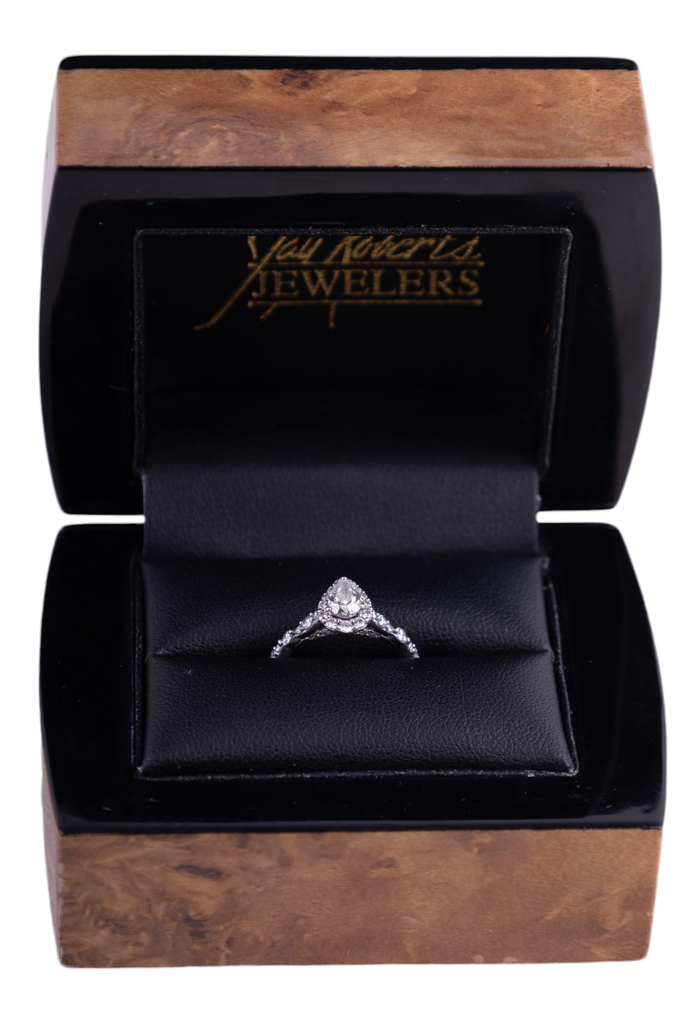 Diamond Teardrop 18k Ring - Jay Roberts Jewelers (1 of 9)