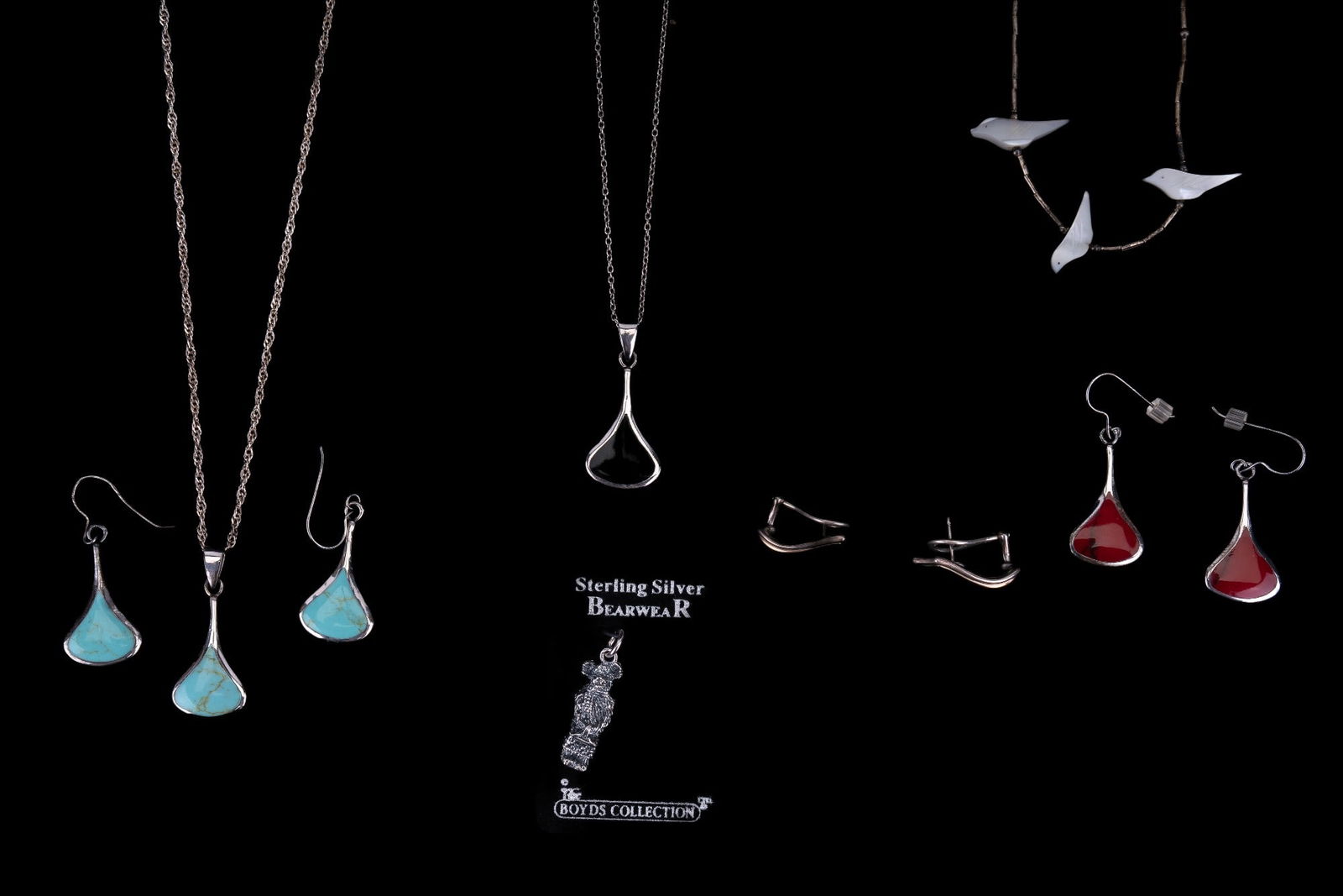 Sterling Turquoise, Sterling Enamel Jewelry & more (1 of 10)