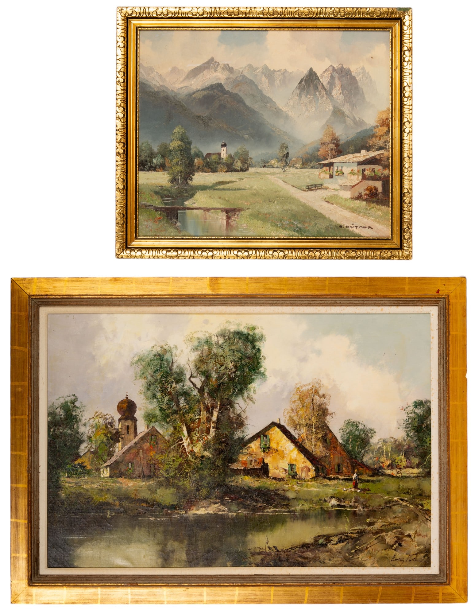 Tyrol Austrian Landscape Oil Paintings (2) (1 of 15)