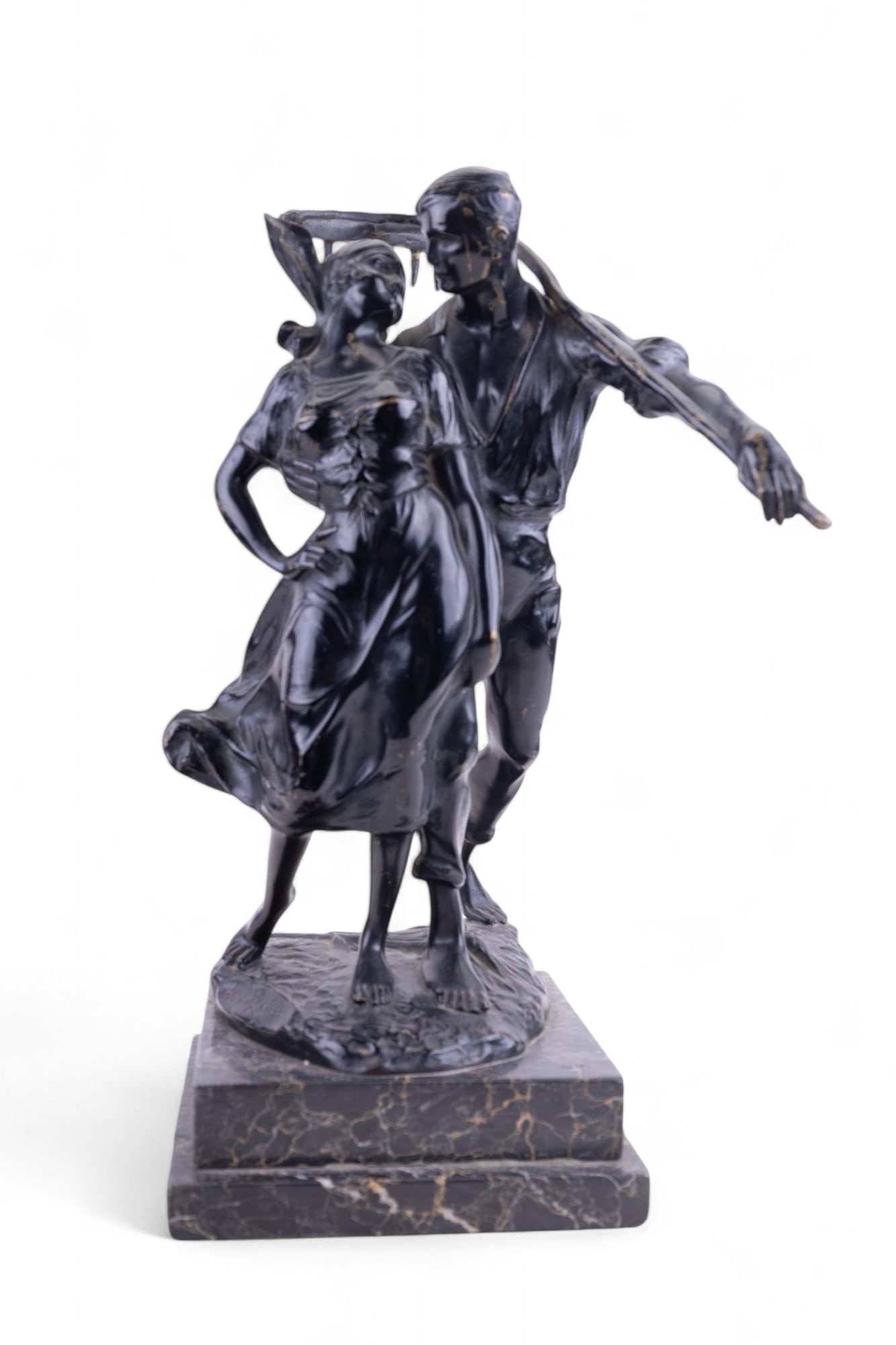 Bruno Zach Signed Bronze "Peasant Lovers" (1 of 15)