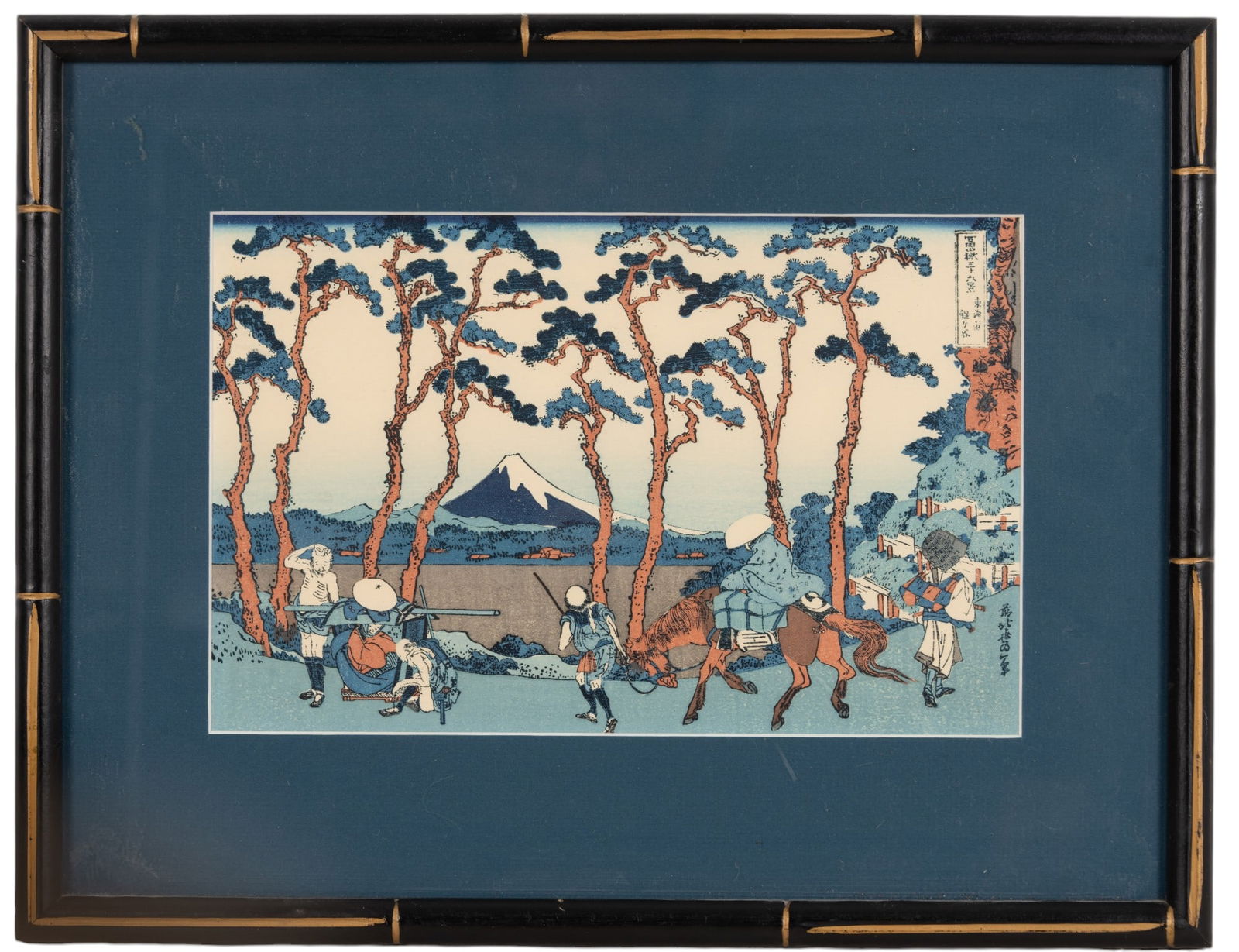 Ukiyo-e Woodblock Katsushika Hokusai Mt. Fuji (1 of 9)